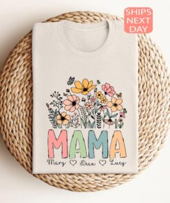 personalized vintage floral mama shirt custom new mom t shirt unique mothers day gift for moms women dr46k