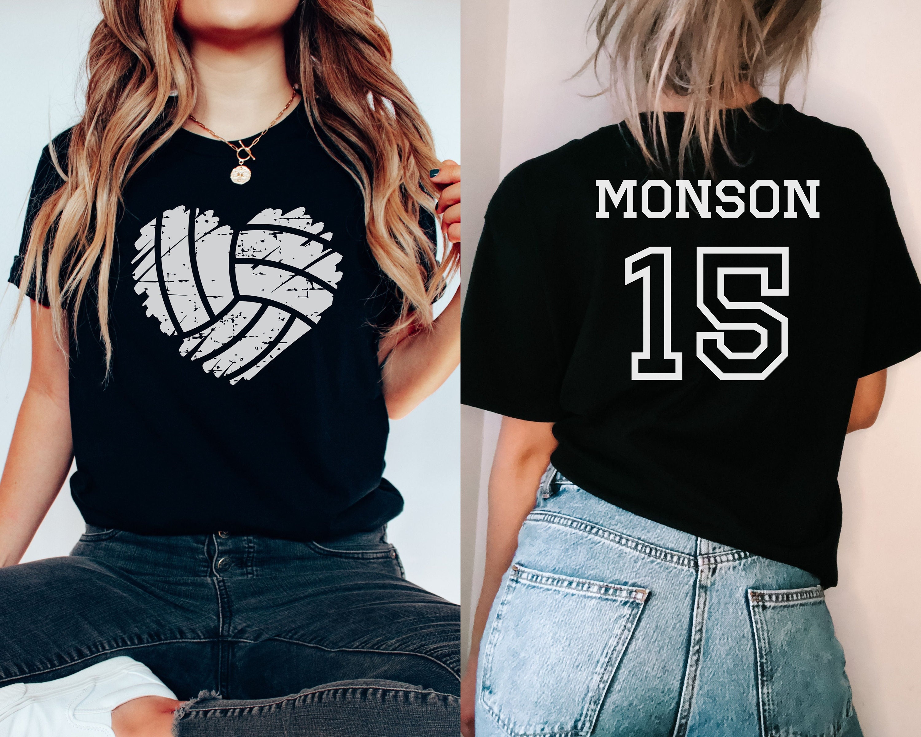 personalized volleyball mom shirt with custom number cute volleyball heart design for team spirit and gifts zjsvy scaled