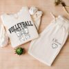 Personalized Volleyball Mom Sweatshirt and Sweatpants Custom Sports Mom Apparel with Kids Names for Unique Gifts