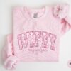 personalized wifey sweatshirt custom bridal shower gift floral honeymoon crewneck for new bride getting ready outfit fs2xj