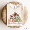 personalized wildflowers mama shirt with kids names for mothers day custom mom t shirt unique gift for moms rgdmp