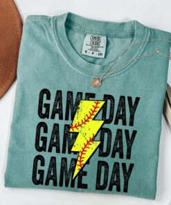 personalized womens softball game day shirt for team sports softball gifts comfort colors t shirt hn8kn