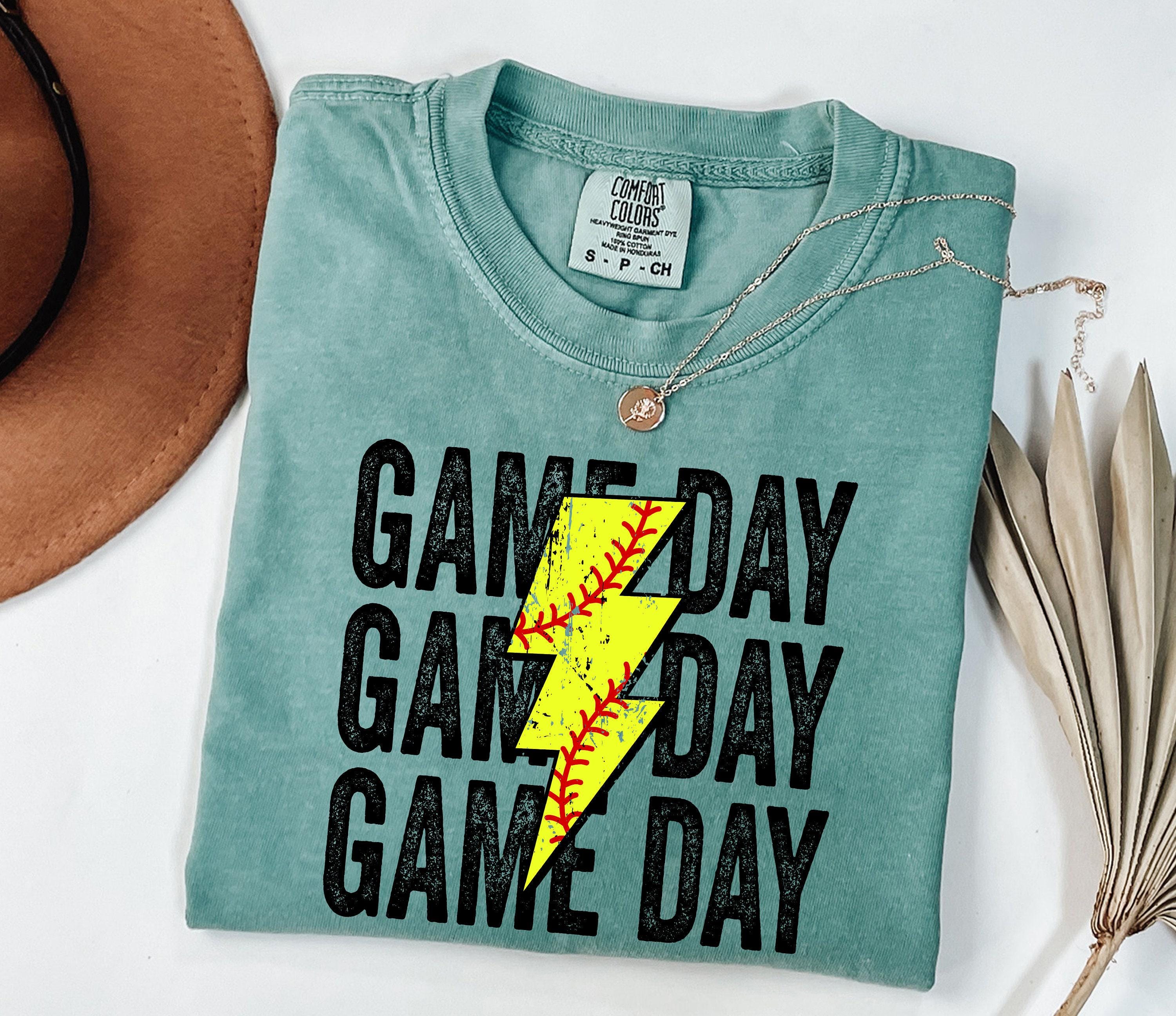 personalized womens softball game day shirt for team sports softball gifts comfort colors t shirt hn8kn scaled