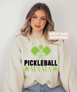 pickleball mama sweatshirt for moms who love pickleball mothers day gift sporty pickleball player shirt emtrz