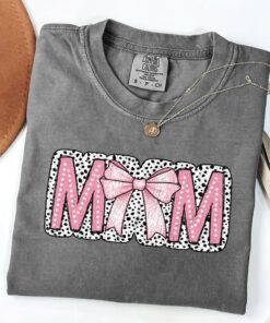 pink coquette mom t shirt cute mom shirt for mothers day gifts best mom ever shirt for women xdj8n