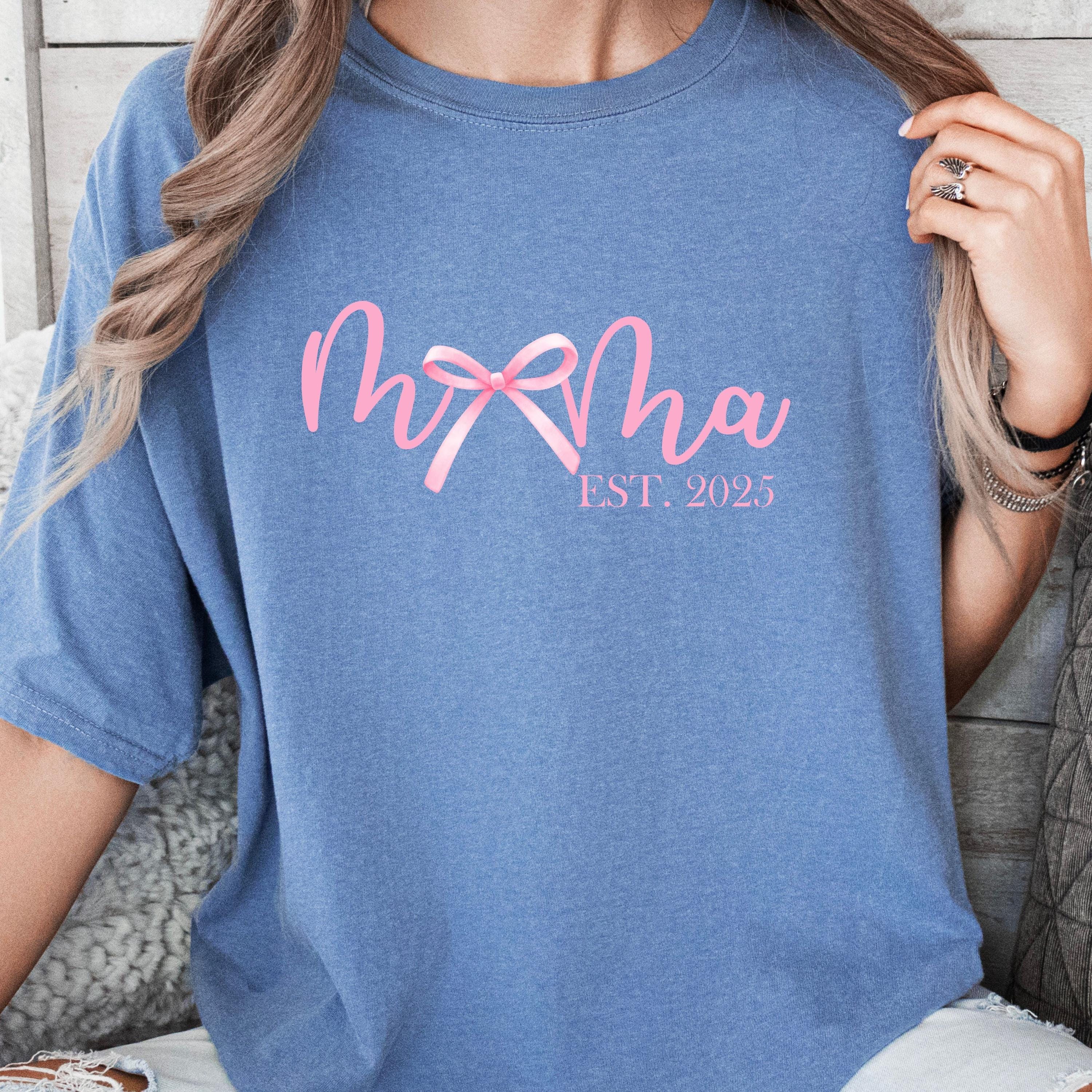 pink ribbon mama t shirt for mothers day cute mama shirt personalized gifts for mom coquette bow design 2025 wt45x scaled