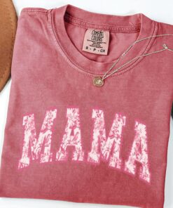 pink toile mama t shirt for new moms first mothers day gift cute mom life shirt personalized baby announcement cciyi