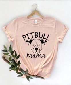 pitbull mom shirt for dog lovers cute pitbull mama tee american pitbull gift pet owner t shirt anatx