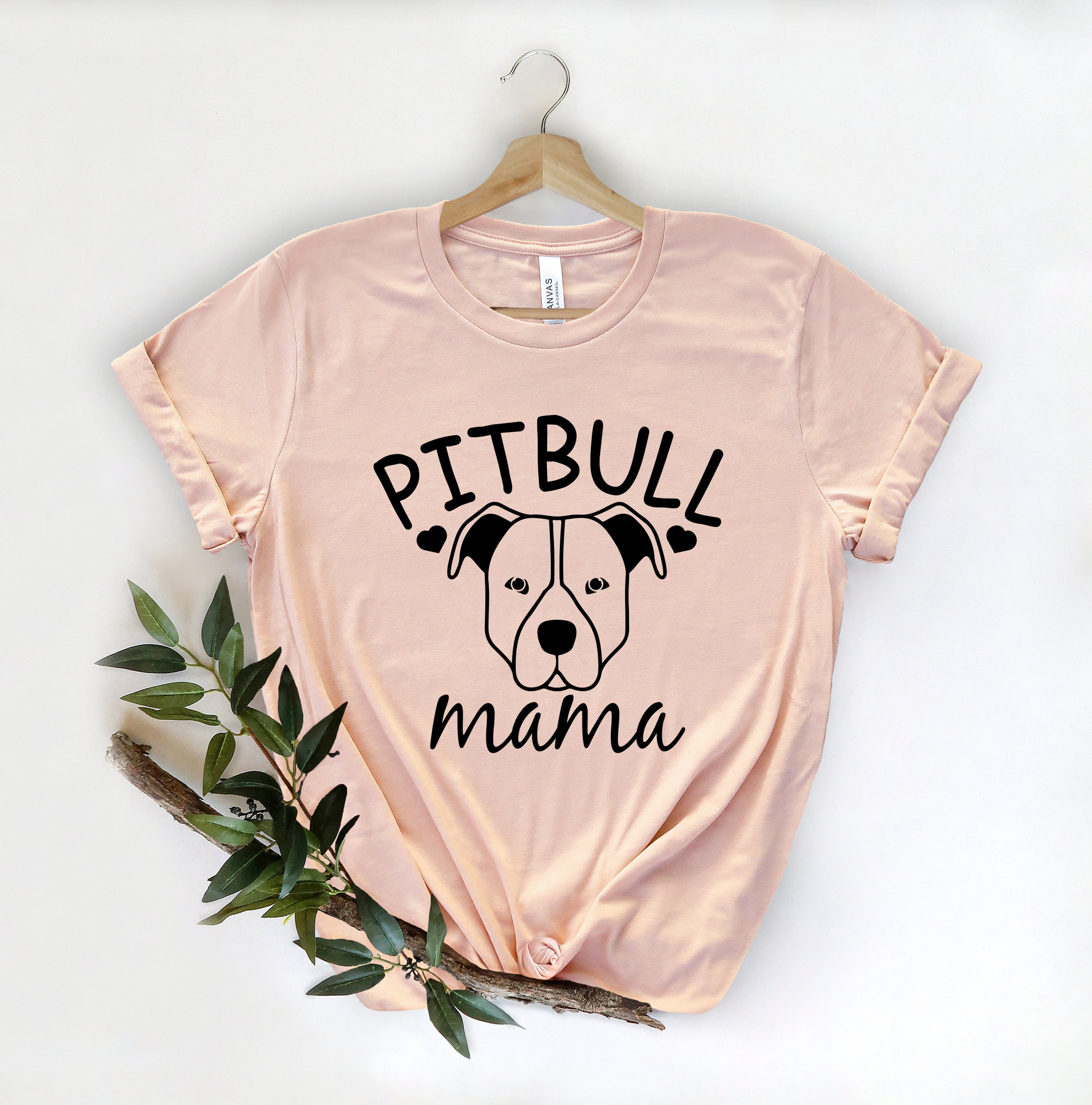 pitbull mom shirt for dog lovers cute pitbull mama tee american pitbull gift pet owner t shirt