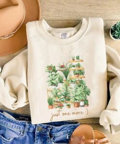 plant lady sweatshirt just one more plant shirt for gardening enthusiasts plant mom gift fall crewneck for plant lovers 6oqnr