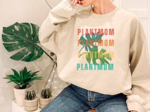 plant mom shirt for plant lovers gardening t shirt cute gift for moms who love plants and nature