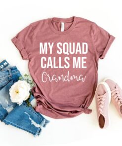 plus size grandma shirt for birthday nana grammy my squad calls me grandma tee unique gift for grandmothers ajaga