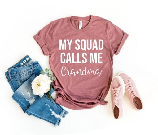 plus size grandma shirt for birthday nana grammy my squad calls me grandma tee unique gift for grandmothers ajaga