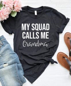 plus size grandma shirt my squad calls me grandma tee birthday gift for nana grammy funny mom life t shirt vsnhq