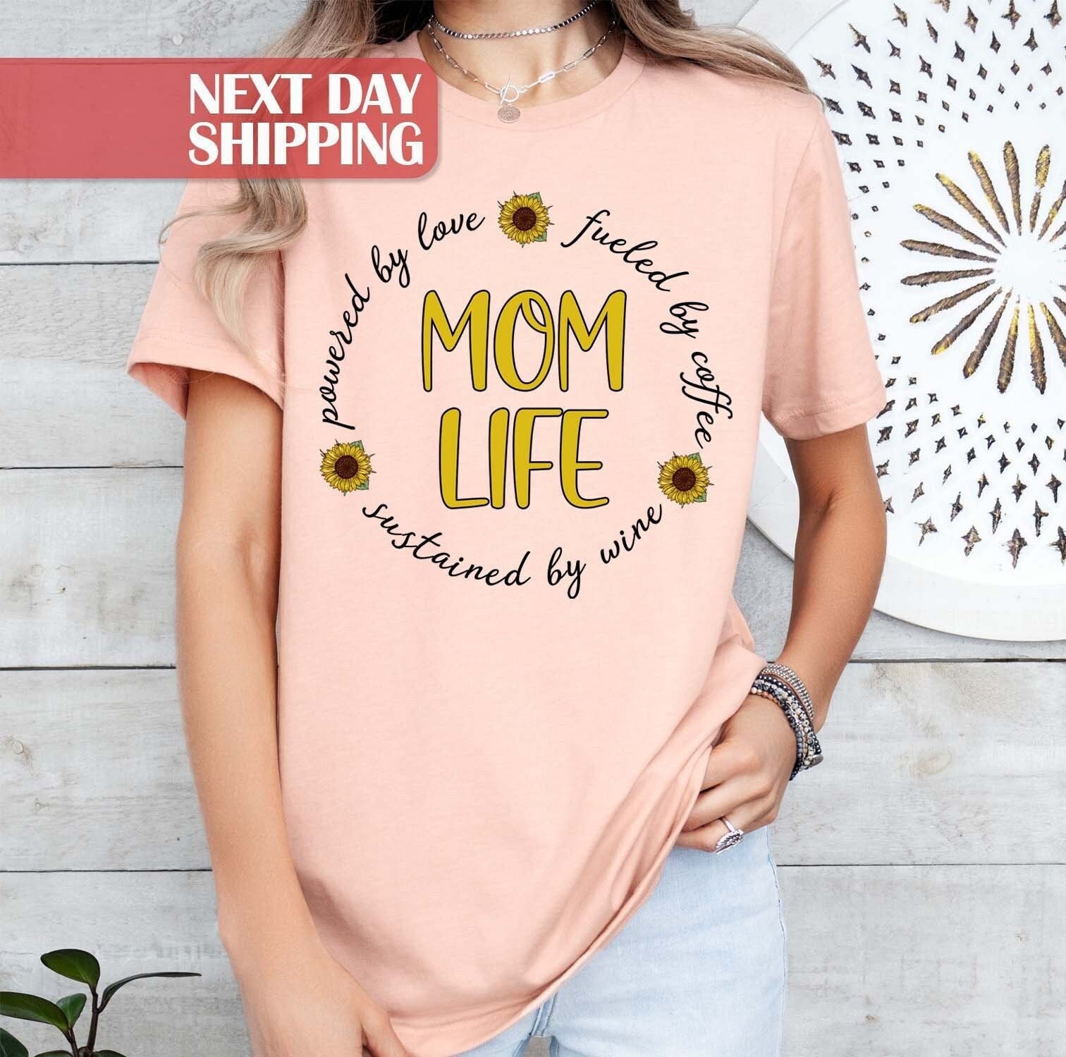 powered by love fueled by coffee funny mom life shirt best mom ever quote tee mothers day gift for moms mvldq