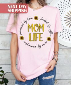 powered by love fueled by coffee funny mom life shirt best mom ever quote tee mothers day gift for moms ok8sk