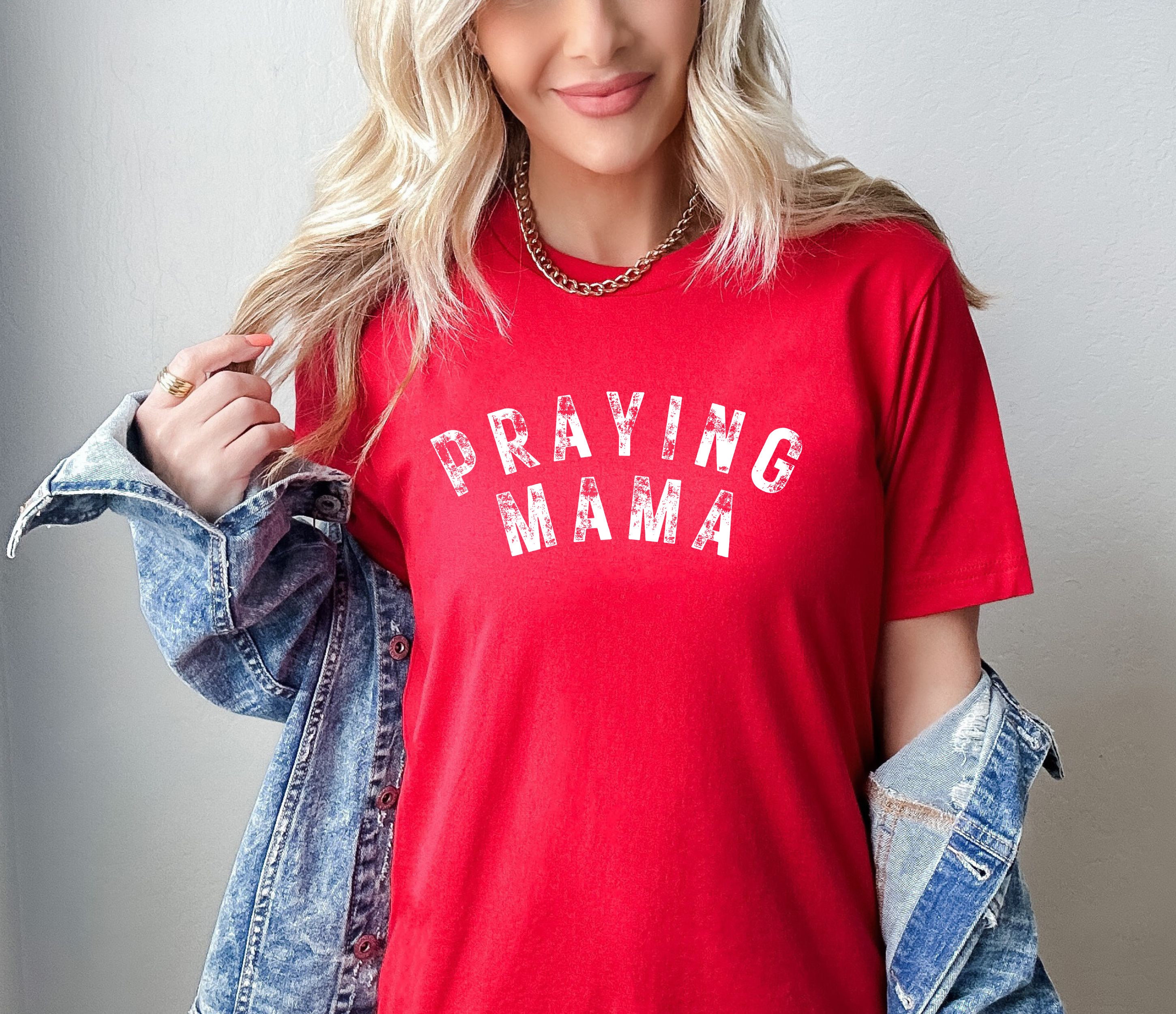 praying mama shirt for christian moms faith based apparel mothers day gifts cute mom life t shirt may54 scaled