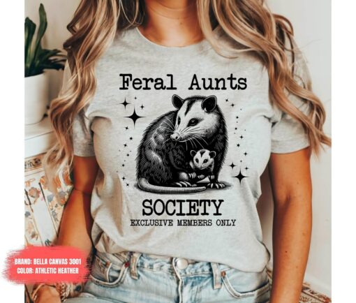pregnancy reveal aunt shirt for sister funny opossum tee family announcement baby shower gift for auntie iupkg