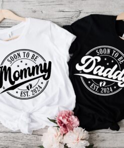 pregnancy reveal shirt for soon to be mommy and daddy baby shower gift new mom and dad shirts lygys