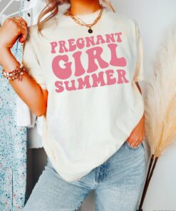 pregnant girl summer shirt cute mom to be t shirt pregnancy reveal funny new mom announcement baby shower gift grtnp