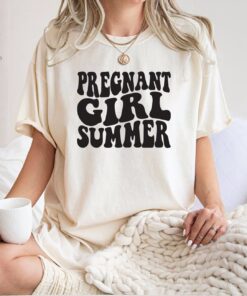 pregnant girl summer shirt for baby announcement pregnancy reveal mothers day shirt cute mom life tee p624w