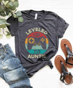 promoted to auntie shirt best auntie gift pregnancy announcement xmas gift for new aunt 909zj