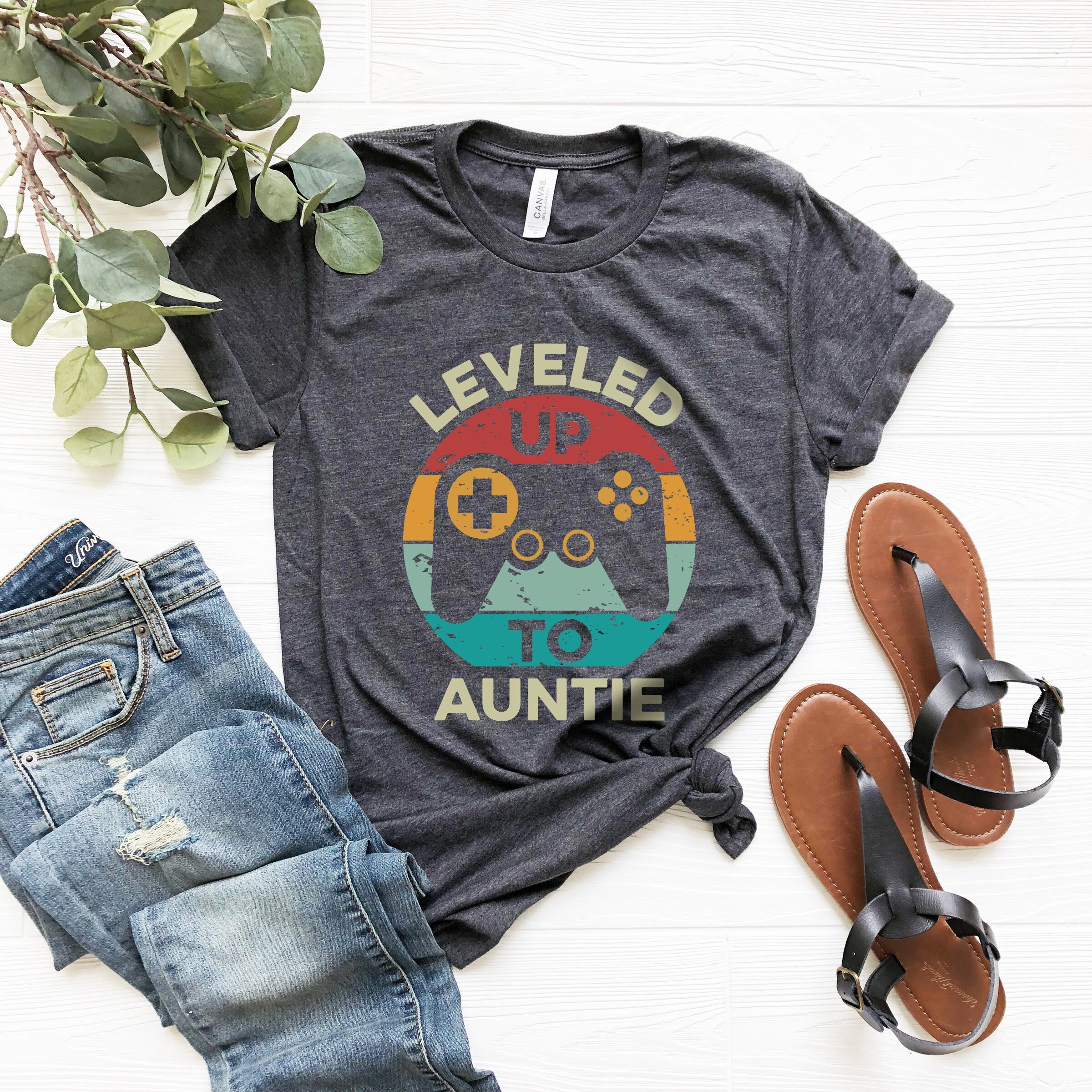 promoted to auntie shirt best auntie gift pregnancy announcement xmas gift for new aunt 909zj