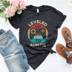 promoted to auntie shirt best auntie gift pregnancy announcement xmas gift for new aunt hqvce