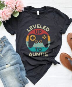 promoted to auntie shirt best auntie gift pregnancy announcement xmas gift for new aunt hqvce