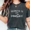 promoted to auntie shirt future aunt t shirt pregnancy announcement reveal gift for new aunt 91982 9bxva