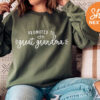 promoted to great grandma sweatshirt for new grandparents pregnancy announcement mothers day gift crewneck 4n4d9 scaled