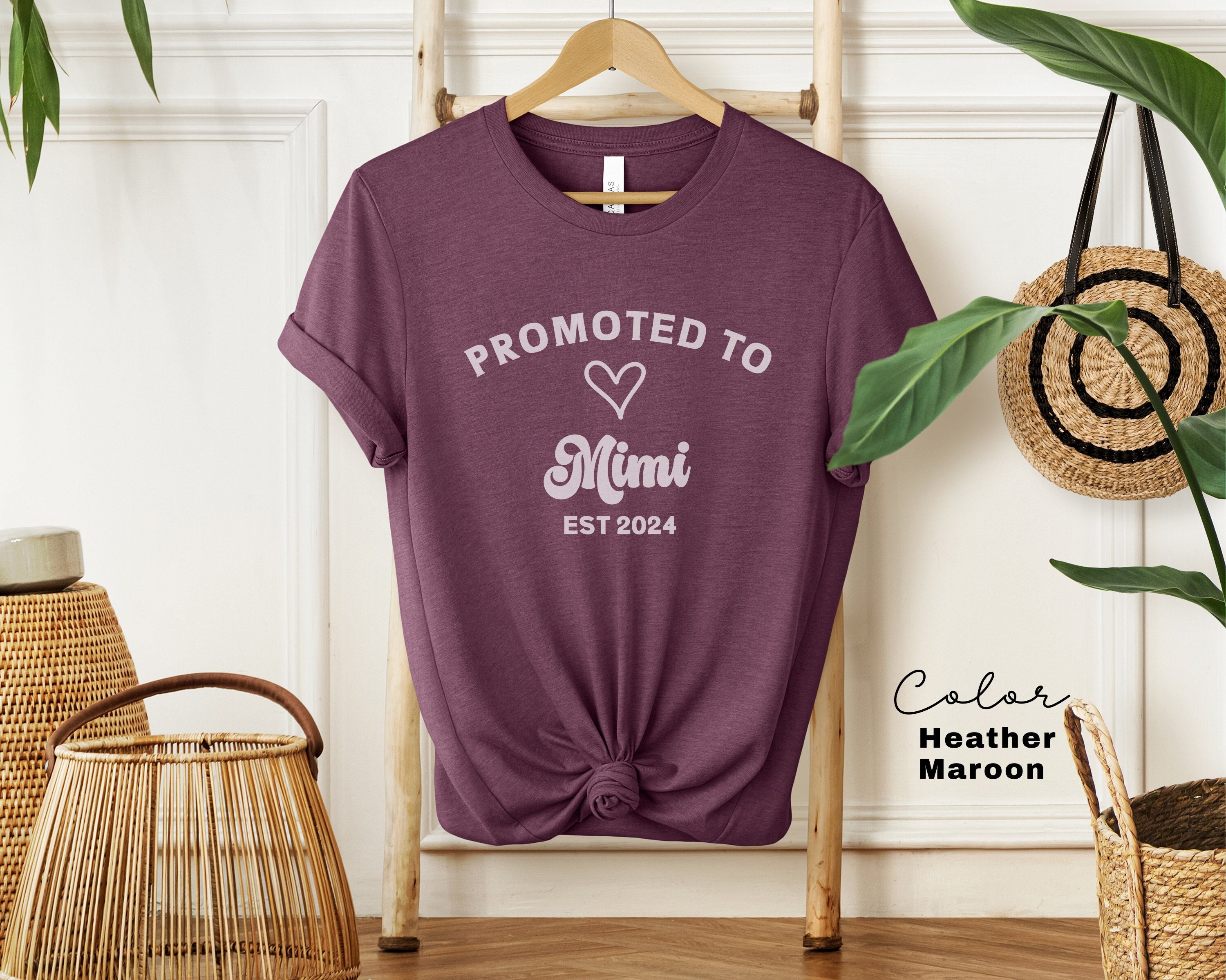 promoted to mimi shirt new grandma established 2024 gender reveal maternity pregnancy reveal gift for grandmother njbtg scaled