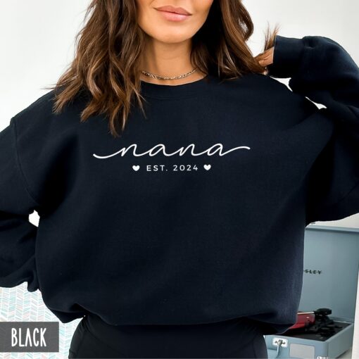 promoted to nana sweatshirt gift for grandma from grandkids unique nana birthday and mothers day gift hglim