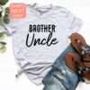 promoted to uncle shirt best brother shirt announcement gift for brother unique uncle t shirt oifdm