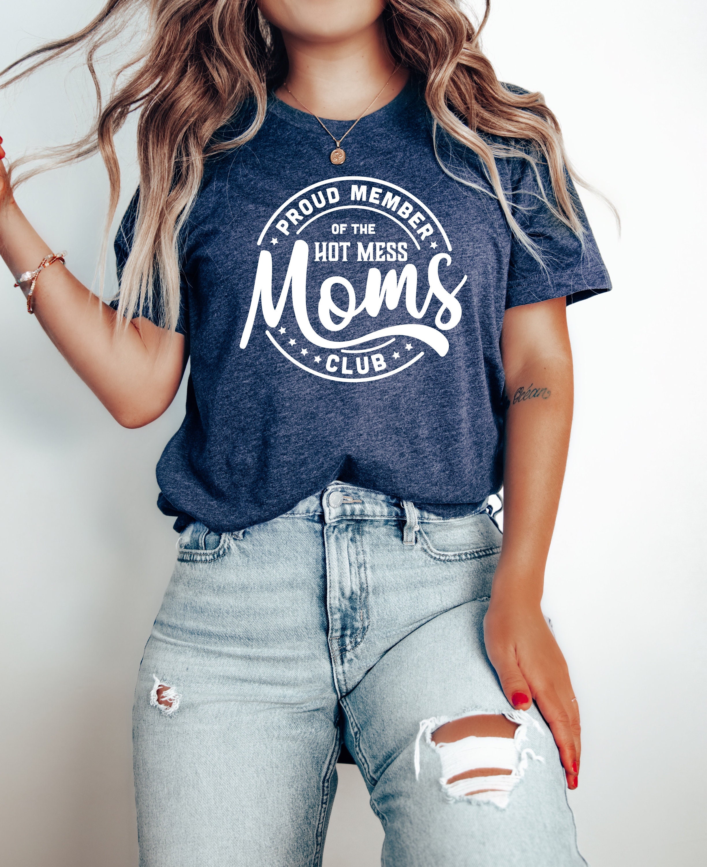 proud members of hot mess mom club t shirt funny mama shirt for tired moms best mom gift mothers day shirts oyih6 scaled