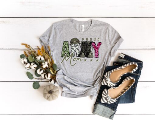 proud military mom shirt for army moms and wives funny mothers day t shirt best mom ever vintage style urs3p