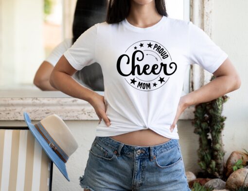 proud mom life shirt for sports moms cheer mama game day shirt happy mothers day soccer mom tee fmcyv