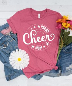 proud mom life shirt for sports moms cheer mama game day shirt happy mothers day soccer mom tee jhrtk