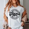 Proud Tennis Mom Shirt Always Loud Sporty Mothers Day T-Shirt for Tennis Players and Team Supporters