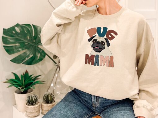 pug mama shirt funny pug mom t shirt dog mama gifts cute pug tee for pug lovers and dog owners e0ib6