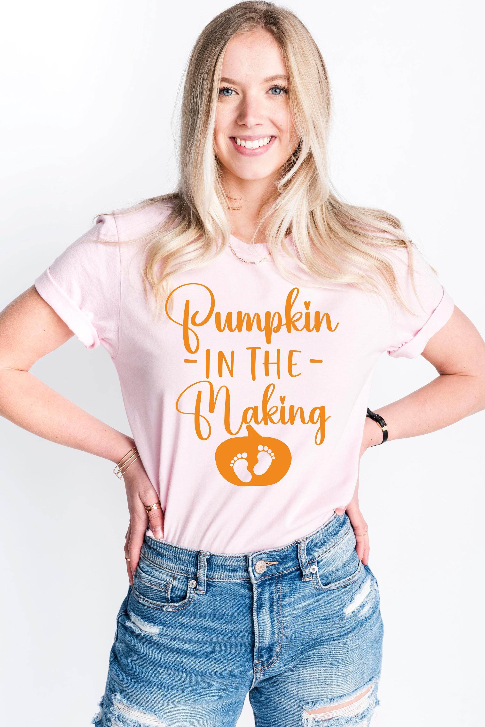 pumpkin in the making shirt for pregnancy announcement thanksgiving tee new baby t shirt for new moms ulgb8 scaled