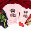 rainbow mama and mini matching valentines shirt for mamas girl cute mom life t shirt for valentines day lbe0d scaled