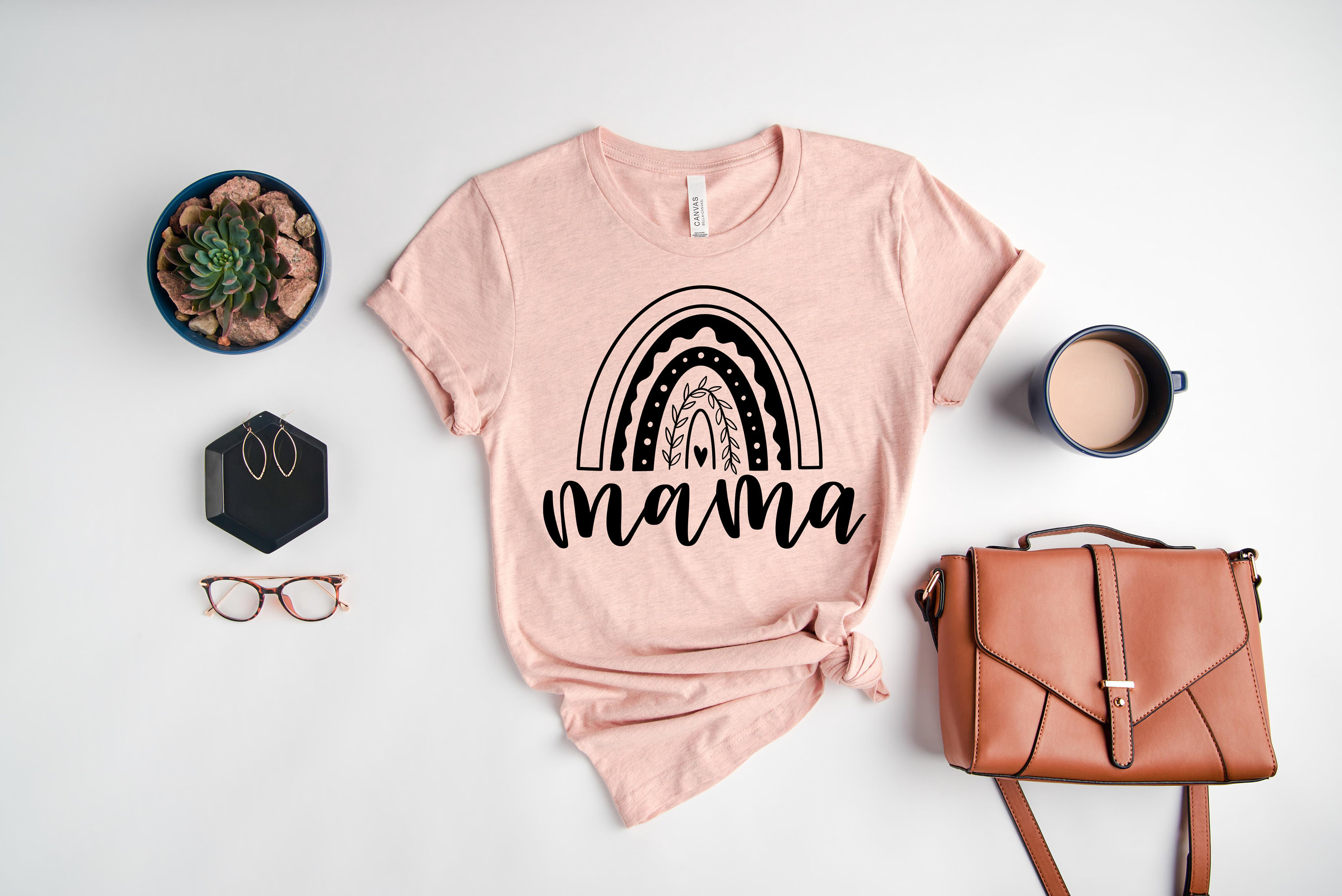 rainbow mama shirt for new moms cute rainbow graphic t shirt for mothers day and baby shower celebrations te91h scaled