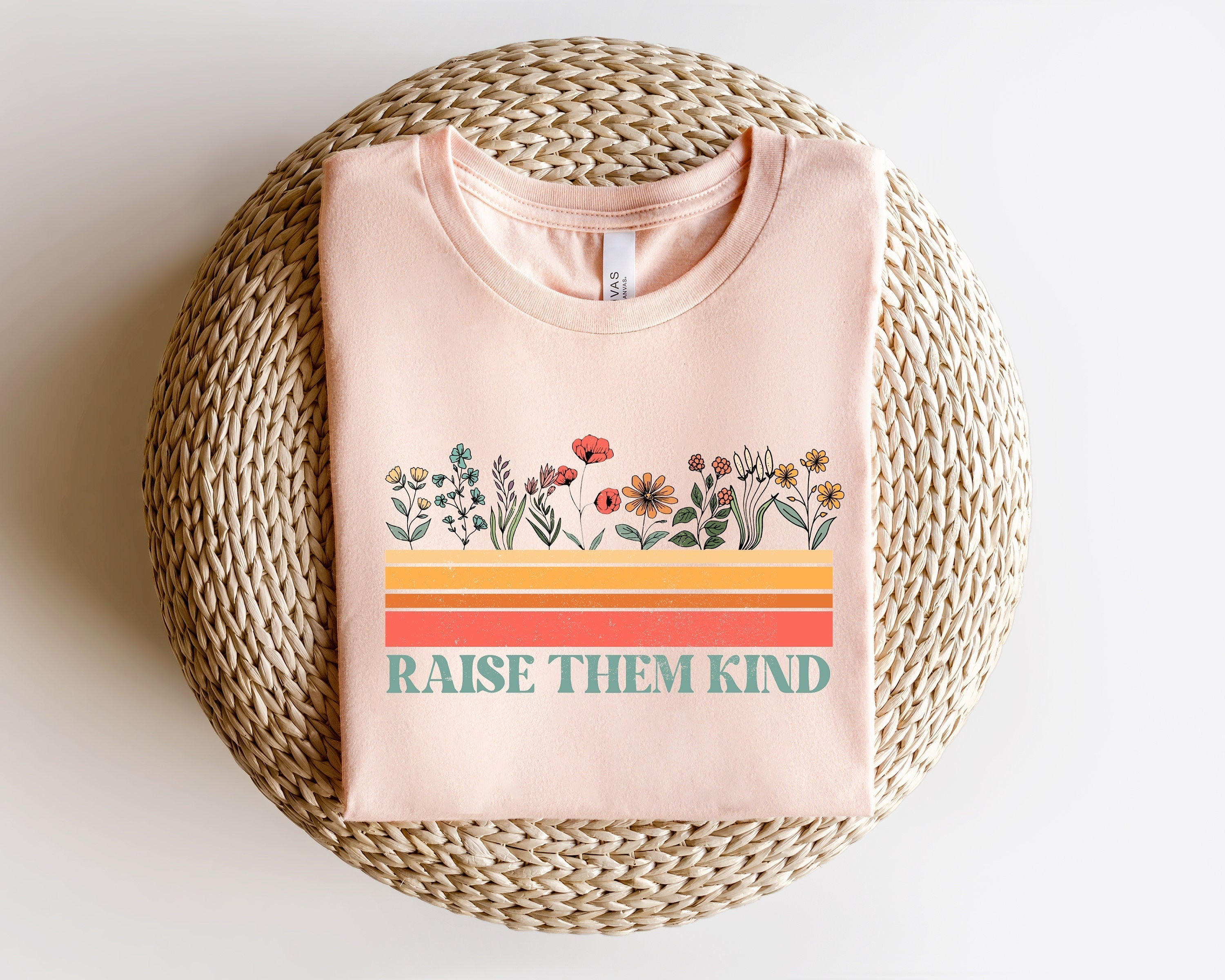 raise them kind shirt for new moms retro floral mothers day tee cute mom life t shirt oym1u scaled