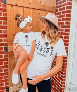 raising wildflowers shirt for mom and daughter matching outfits cute mom life tee mothers day gift idea cmz2q