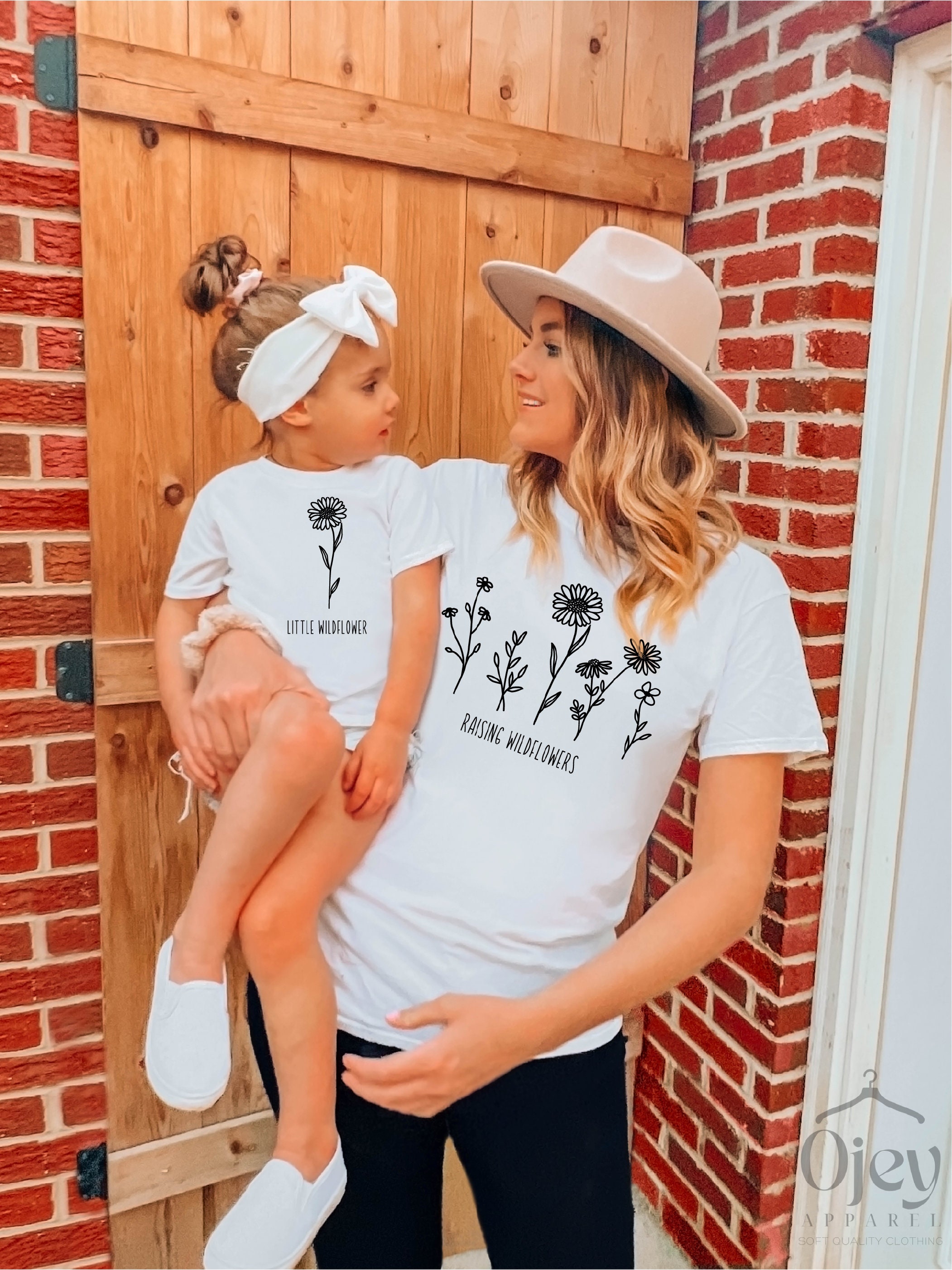 raising wildflowers shirt for mom and daughter matching outfits cute mom life tee mothers day gift idea cmz2q scaled