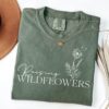 Raising Wildflowers Shirt for Moms Cute Mothers Day Shirt Unique Mom Birthday Gift Funny Mom Life T-Shirt