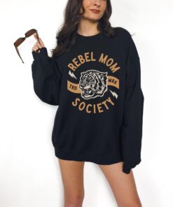 rebel mom society vintage graphic sweatshirt for women edgy retro design best mom ever gift for badass moms 4c70x