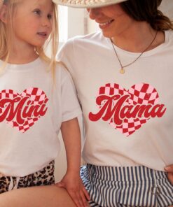 red checkered mama mini heart shirt for mothers day cute mom life shirt best mom ever gift cuvd2