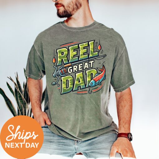 reel great dad fishing shirt funny gifts for dad lake life t shirt for fisherman husband best dad ever shirt l8kza